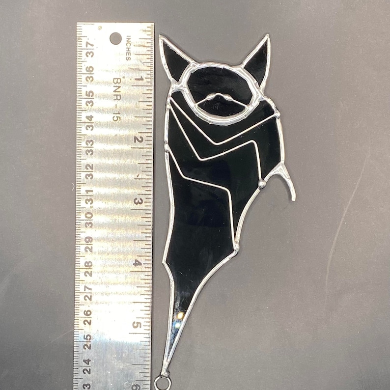 Stained Glass Bat Suncatcher