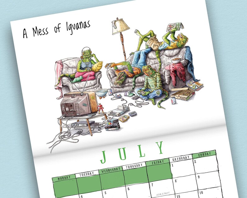 2025 Curious Collective Nouns Calendar