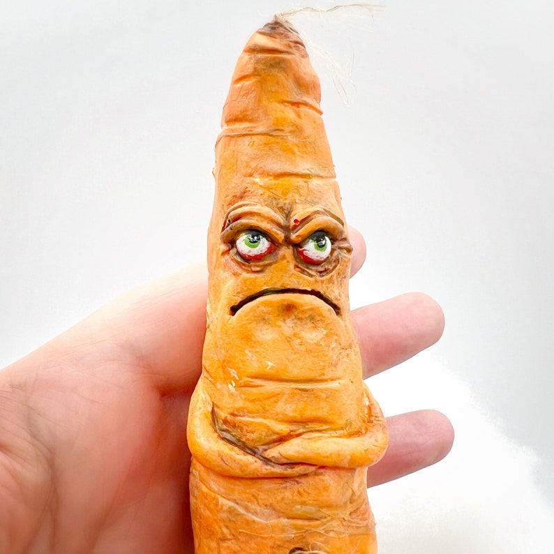 Cranky Carrot Figurine