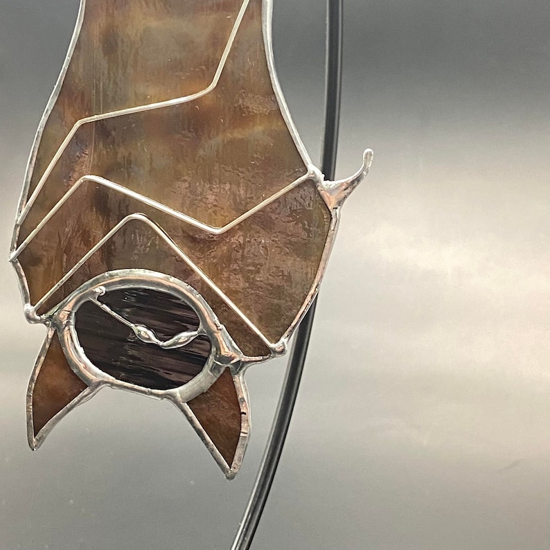 Stained Glass Bat Suncatcher
