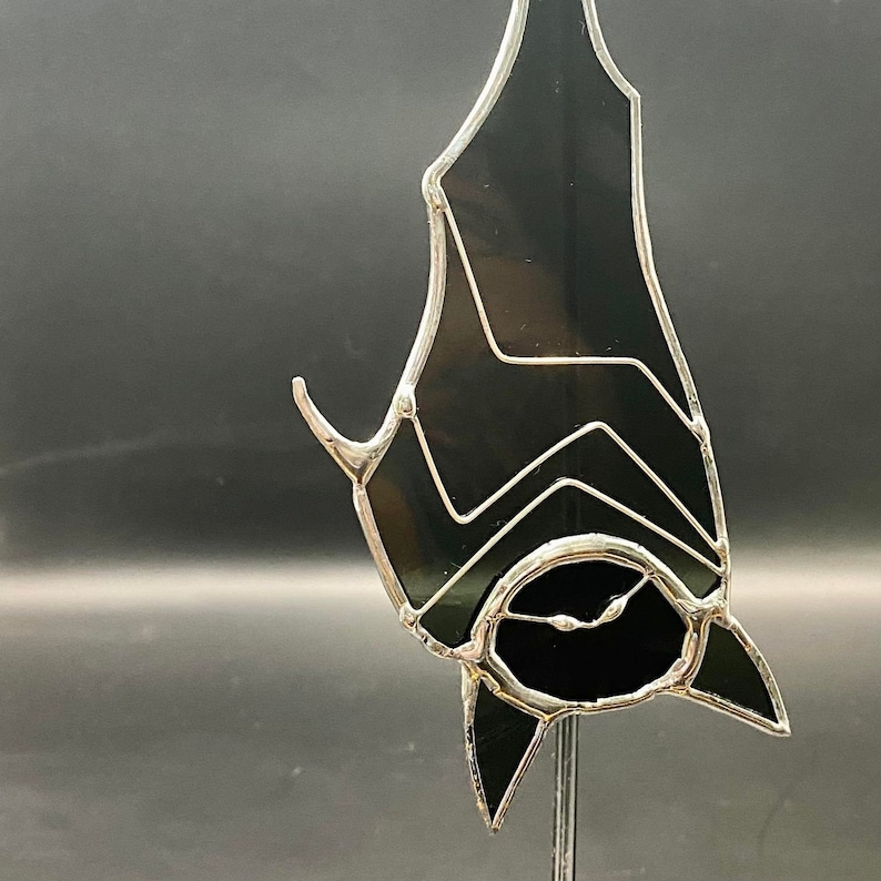 Stained Glass Bat Suncatcher