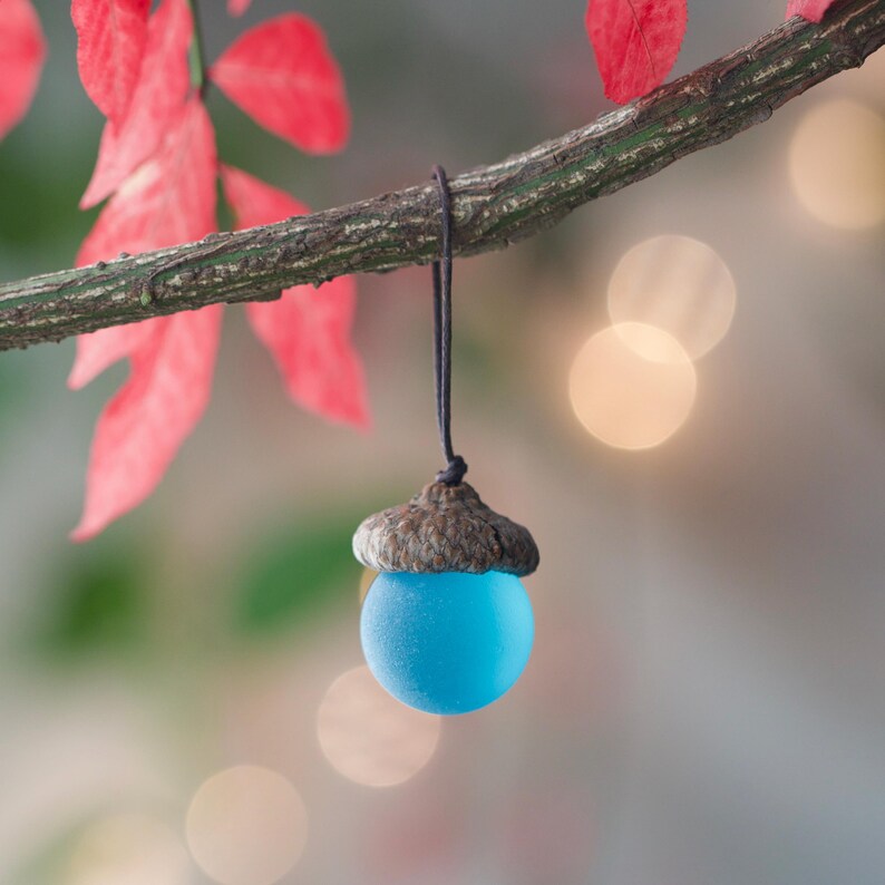 Handmade Sea Glass Acorns