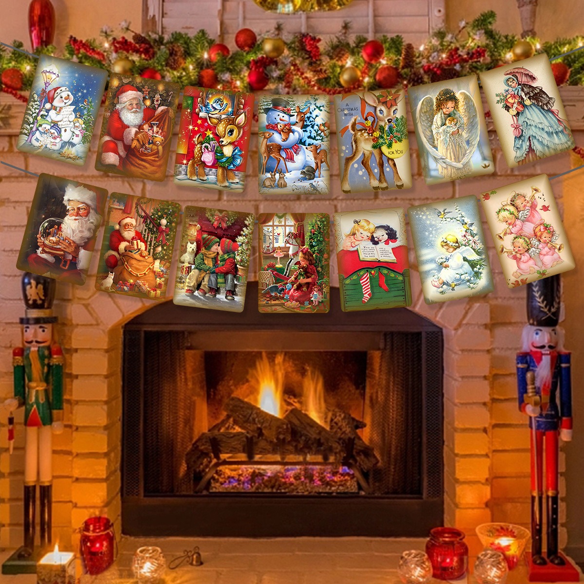 Vintage Style Christmas Banner