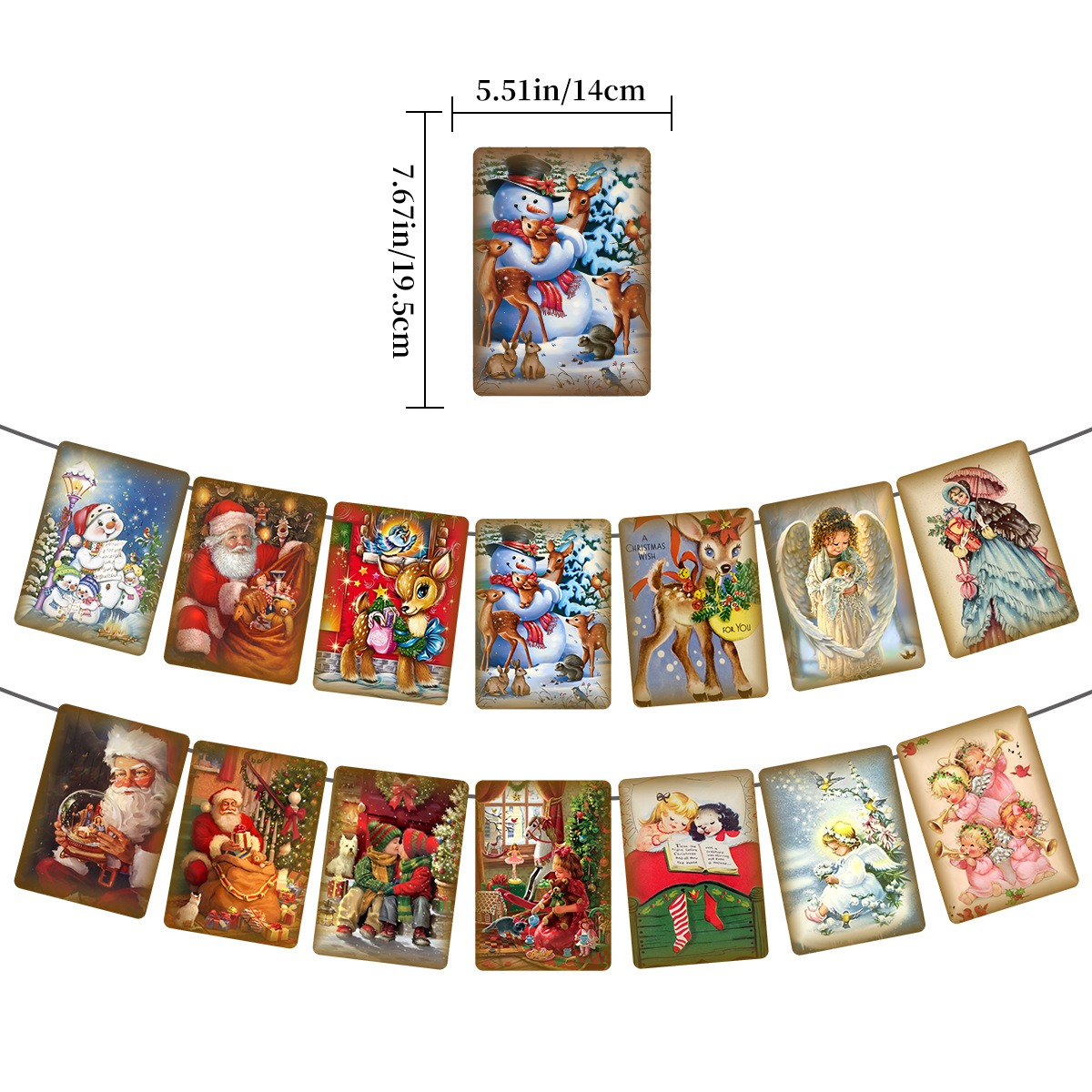 Vintage Style Christmas Banner