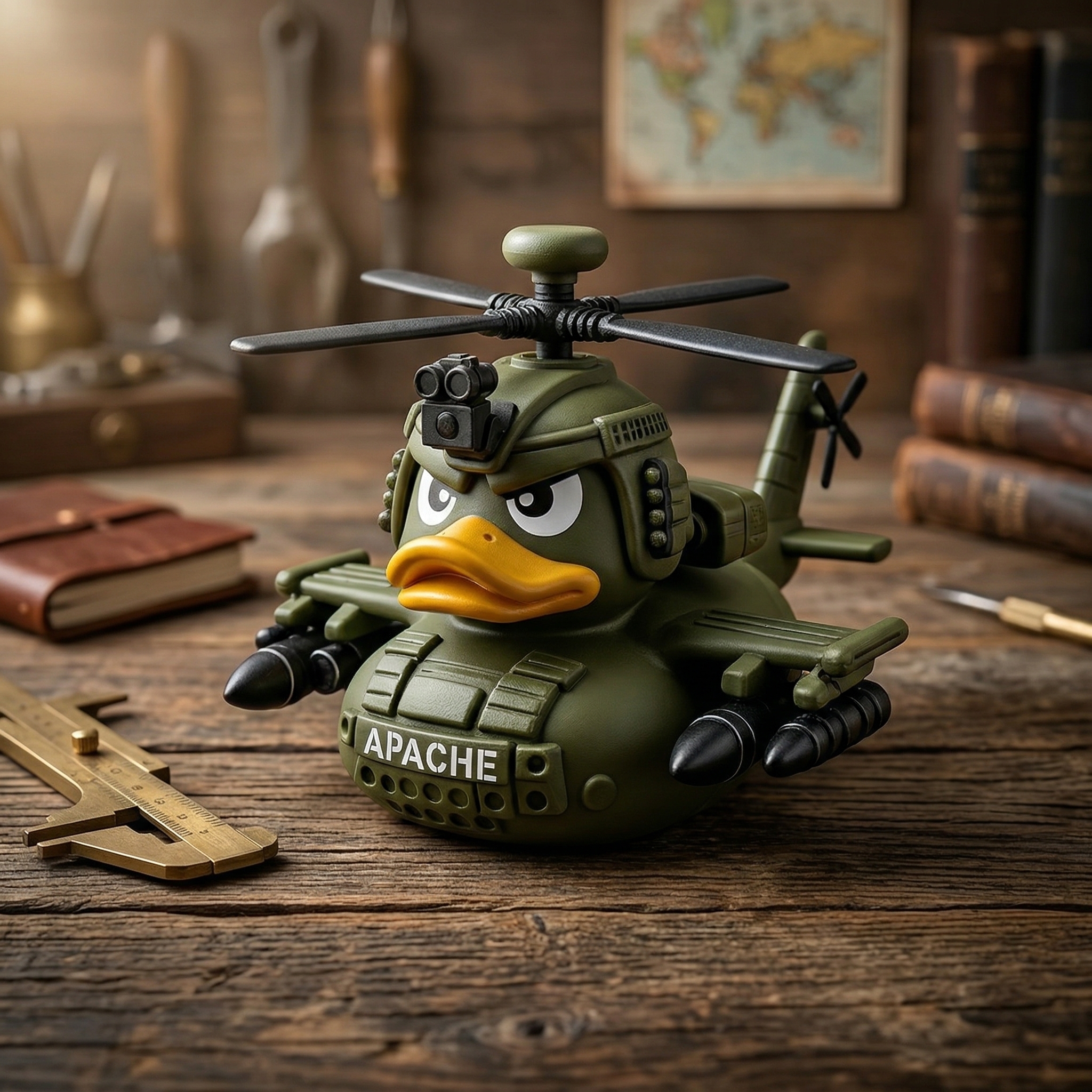 AH-64 Apache Rubber Duck – Tactical Quack Attack!