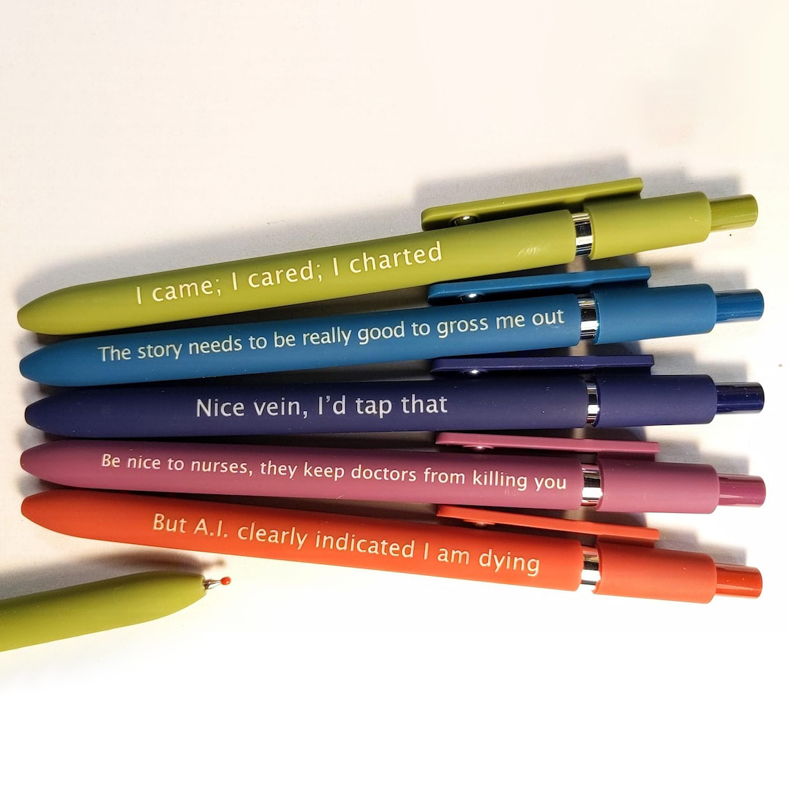 Funny Pen Set: Sarcastic Black Ink Set