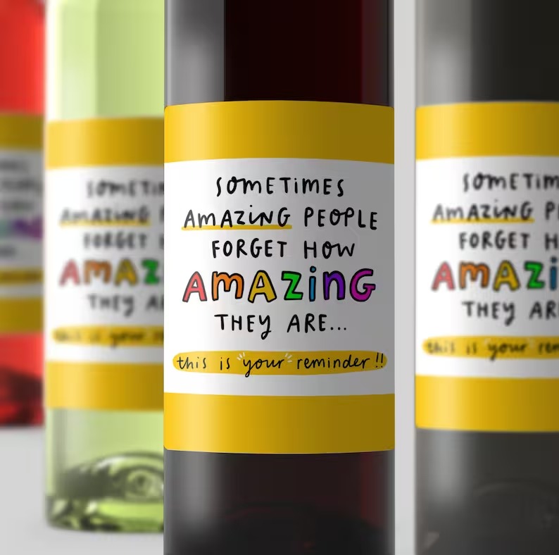 Wise Woman Found Another Job Wine Label