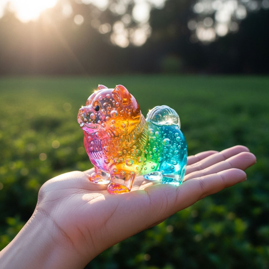 Colorful Dog Ornaments