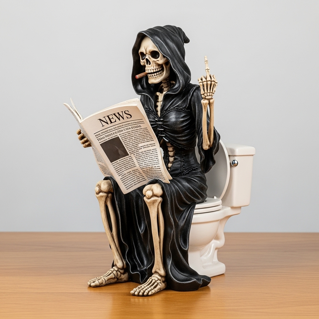 [Copy]Toilet Grim Reaper Figurine