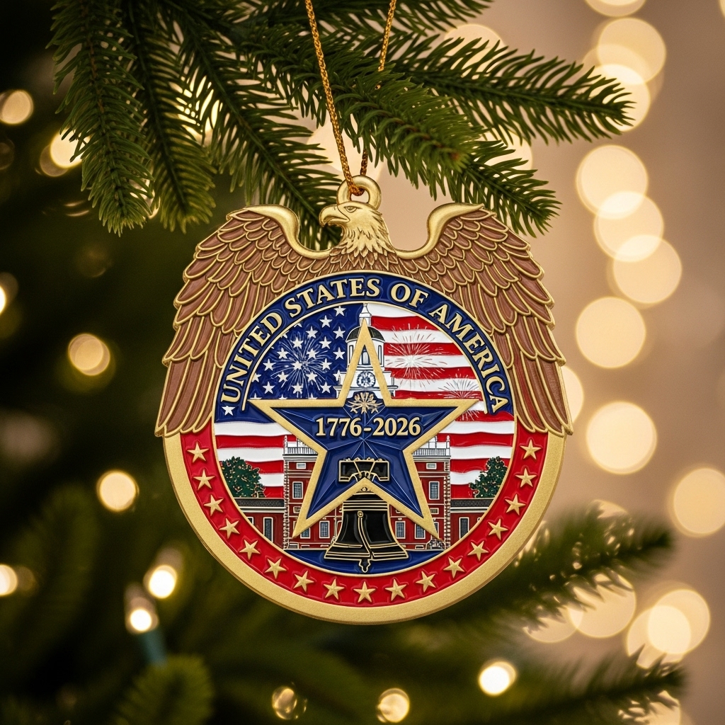 250th USA Commemorative Ornaments
