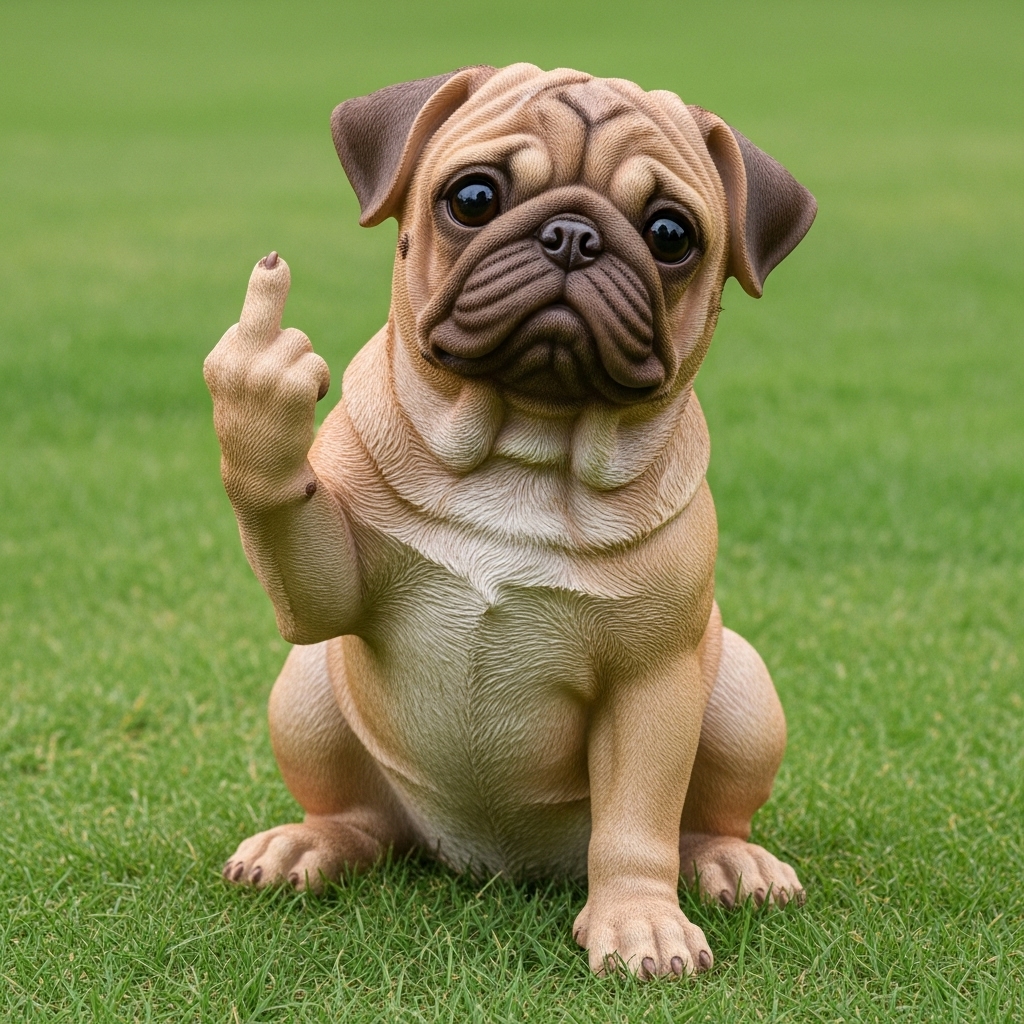 Attitude Dog Ornaments