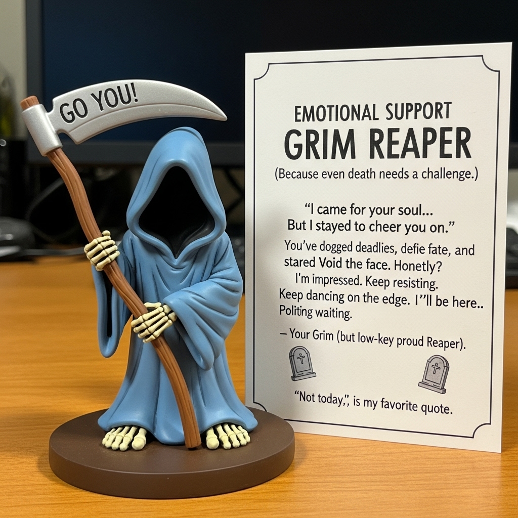 Emotional Support Grim Reaper Figures
