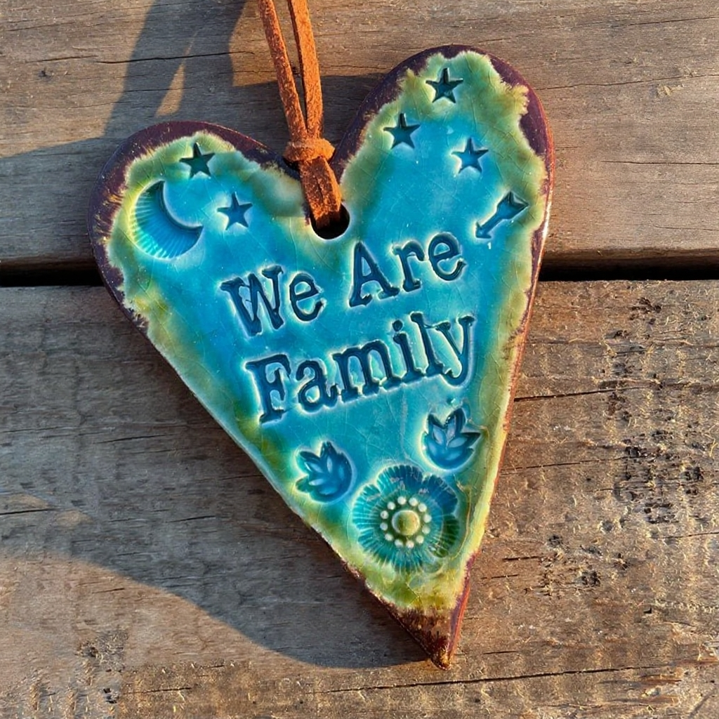 👧SOUL SISTER ... Handmade Ceramic Ornament