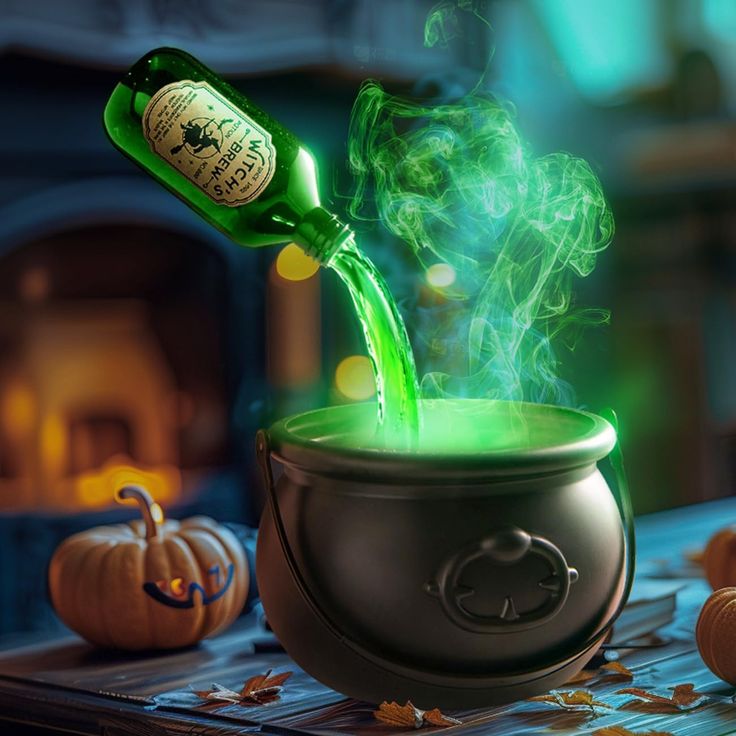 Halloween Potion Bottles Set With Float Potion