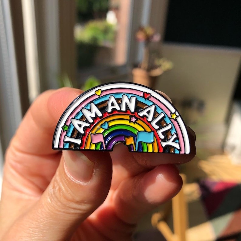 You Are Safe With Me Pin