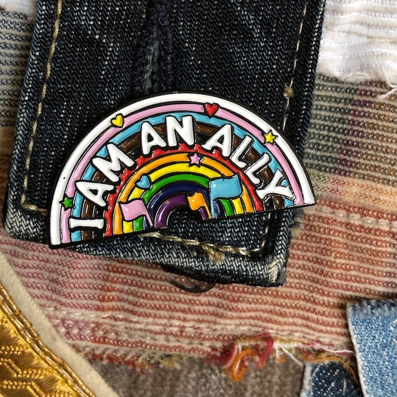 You Are Safe With Me Pin