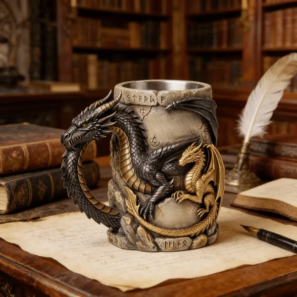 🐉☕Dual Dragon Collector’s Mug