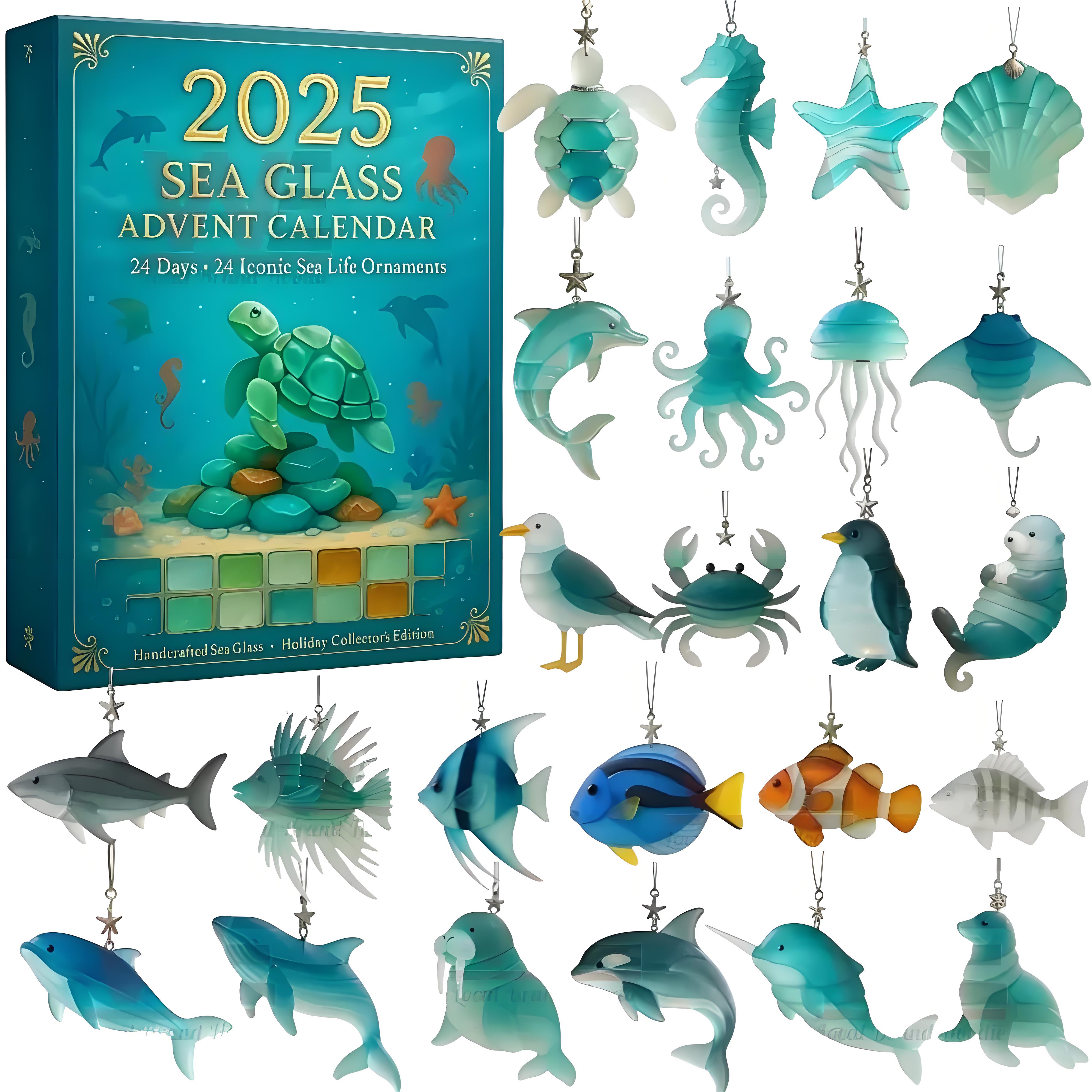 2025 Sea Glass Marine Life Advent Calendar