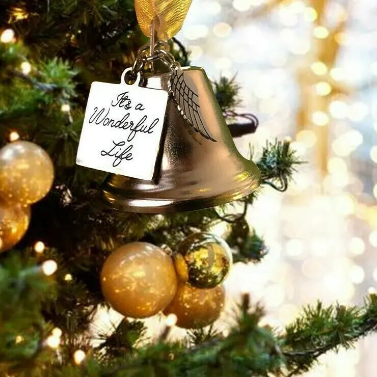 It's a Wonderful Life Inspired Christmas Ornaments Bell