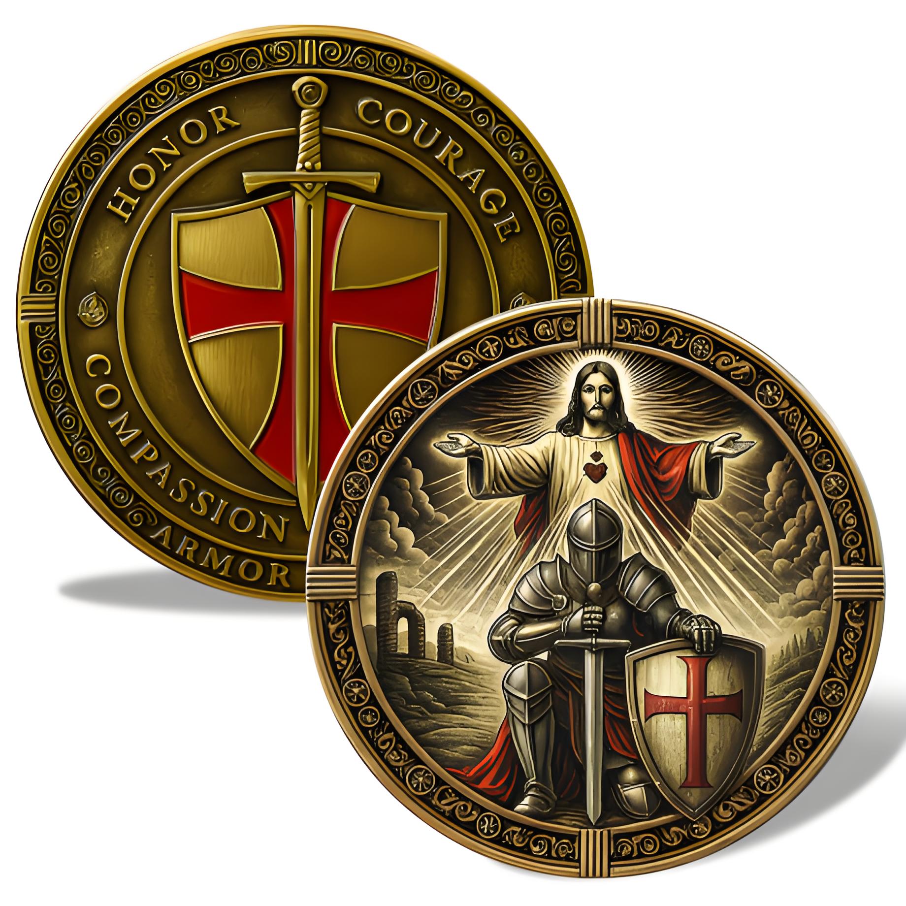 🛡️ Knight Templar Prayer Coin