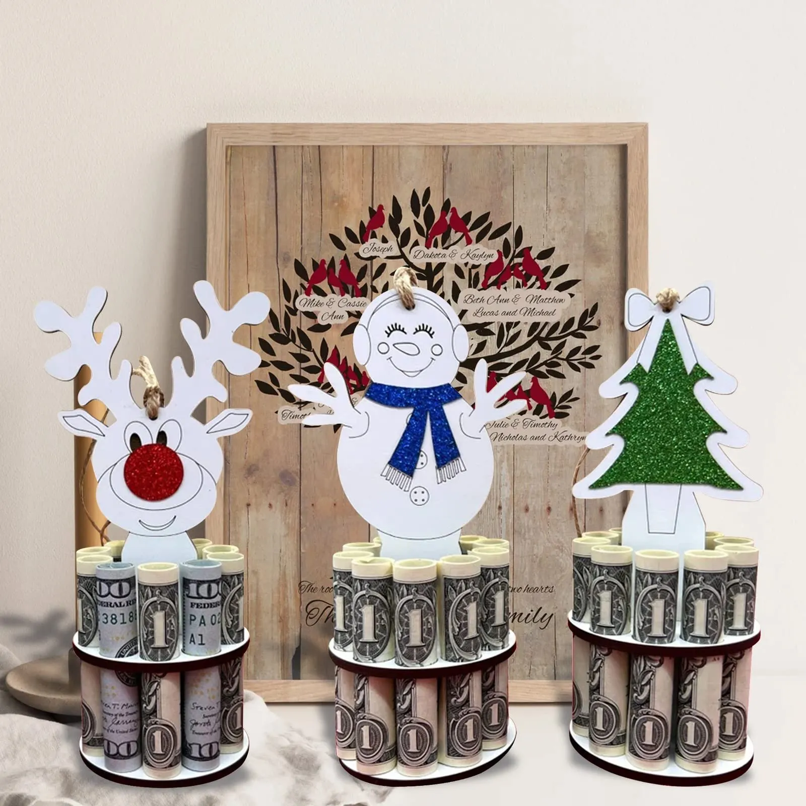 Merry Christmas Money Cash Holder