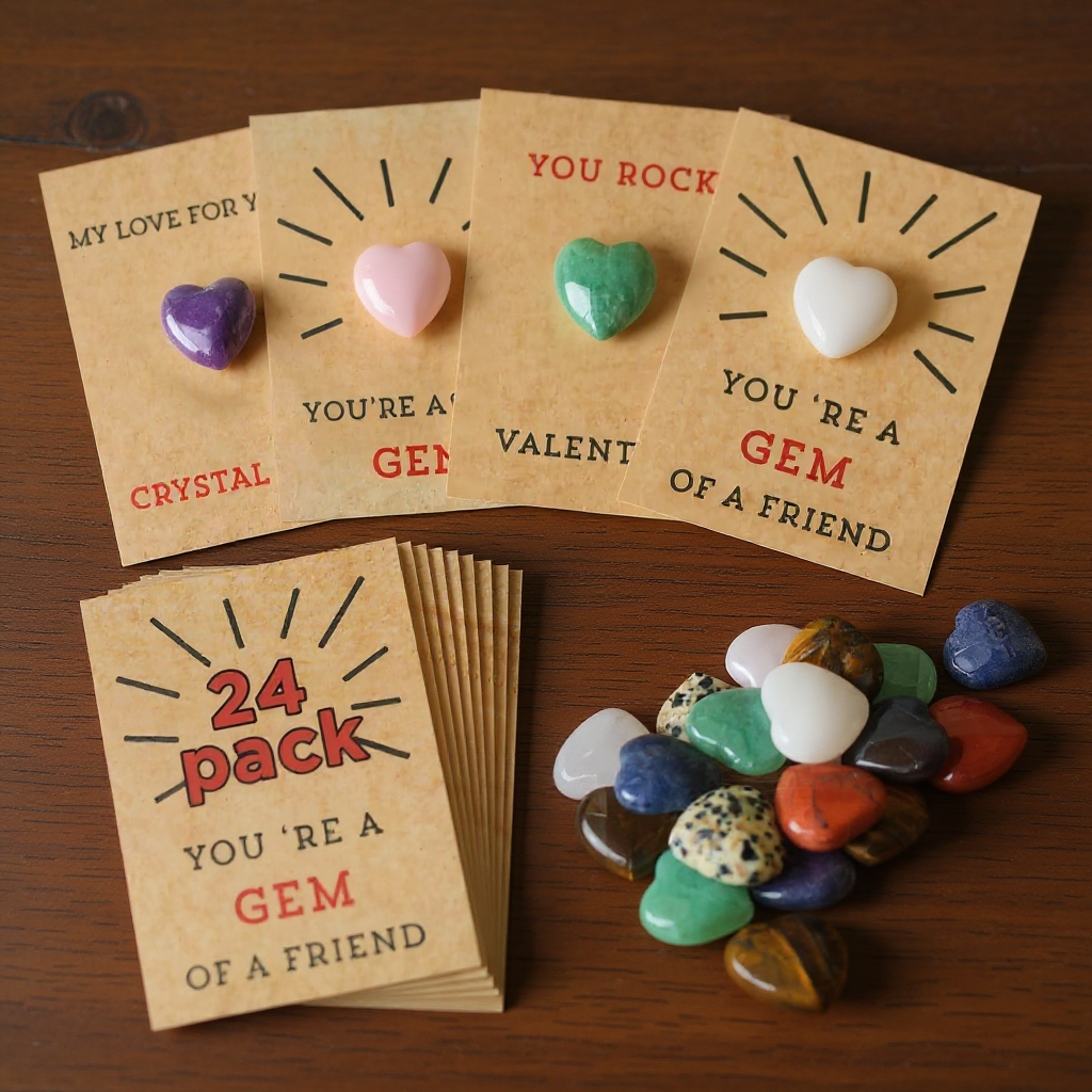 ✨24PCs Cards with Heart-Shape-Valentines  Gifts for Kids🎁