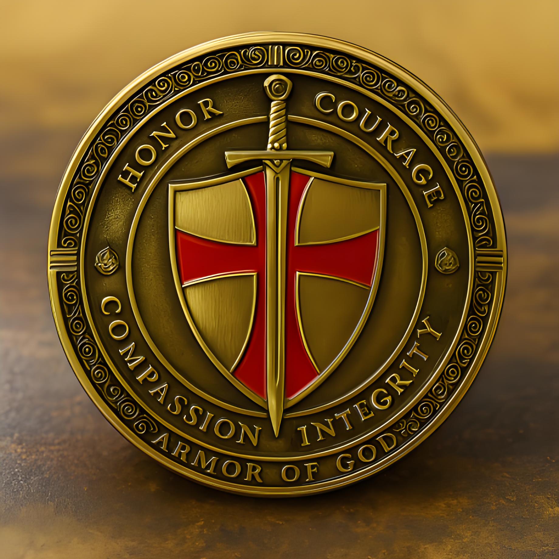 🛡️ Knight Templar Prayer Coin