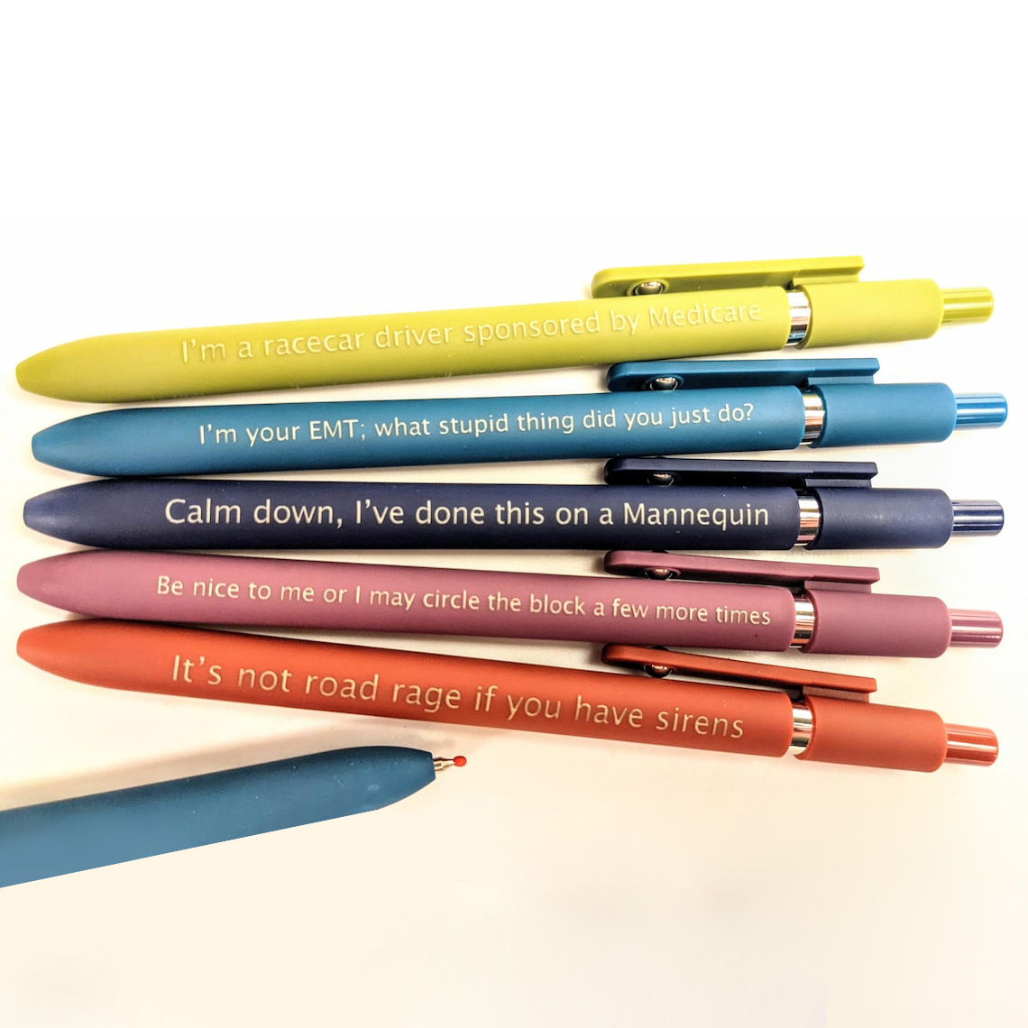 Funny Pen Set: Sarcastic Black Ink Set