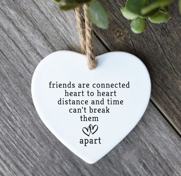 💕Who We Have Friendship Ornament