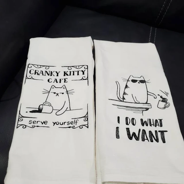 🎁Funny Cat Kitchen Towel