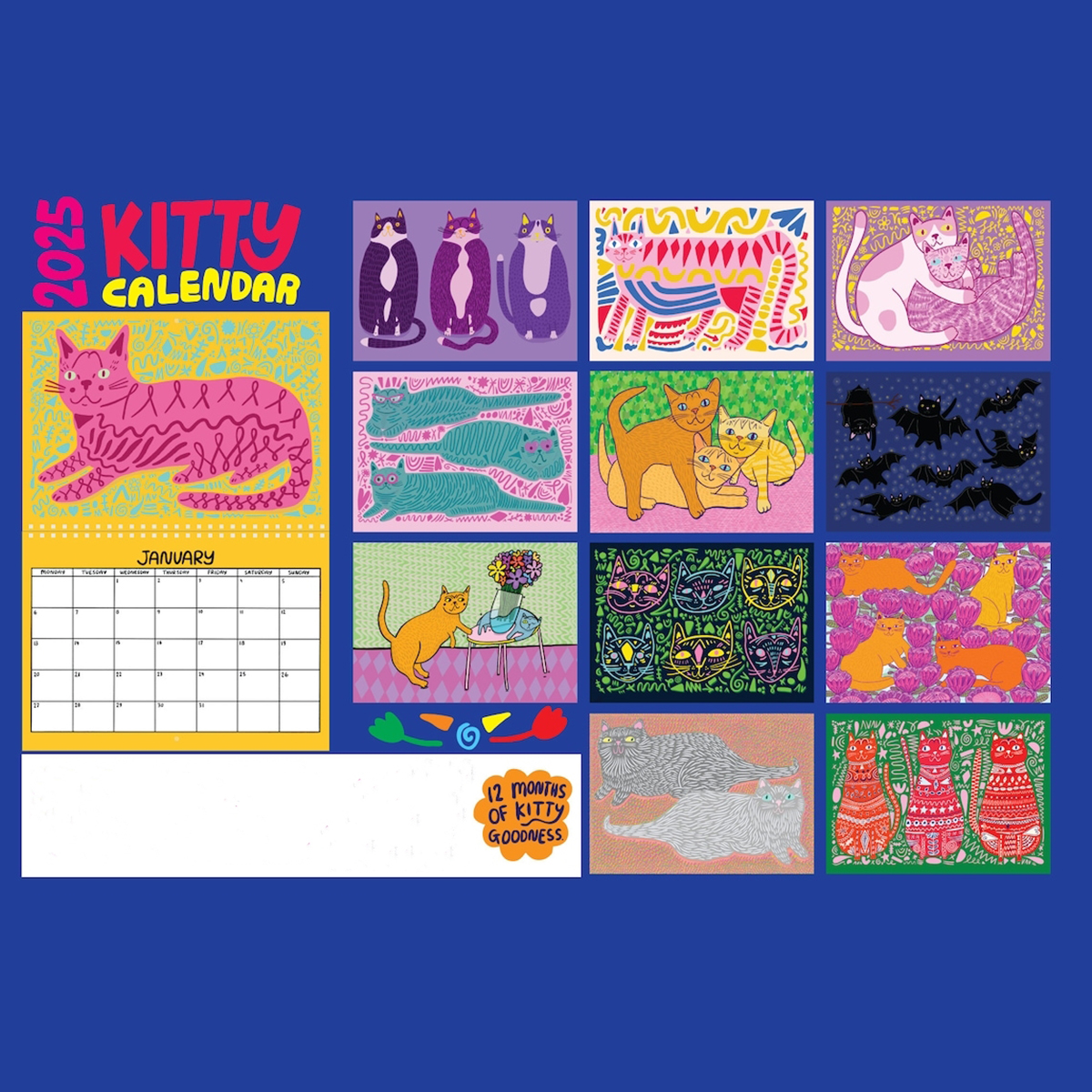 🐱2025 Kitty Calendar