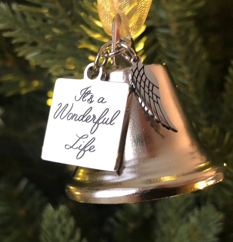 It's a Wonderful Life Inspired Christmas Ornaments Bell