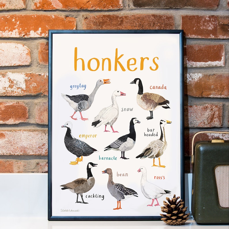 Honkers Art Print A4 image 3