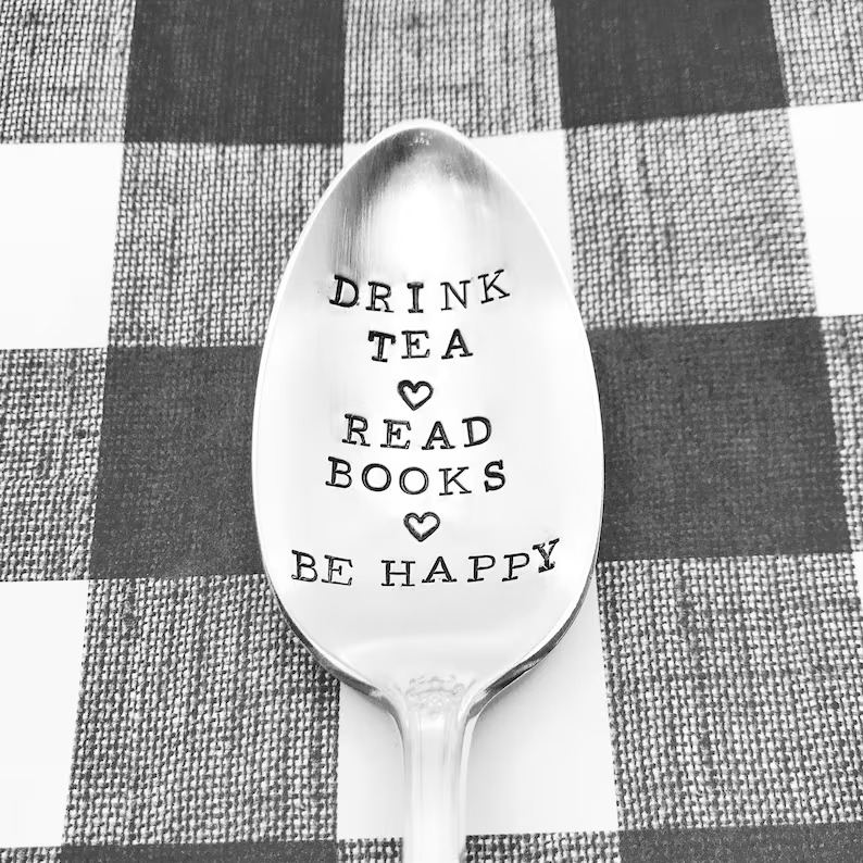 I Wish You Lived Next Door Vintage Teaspoon
