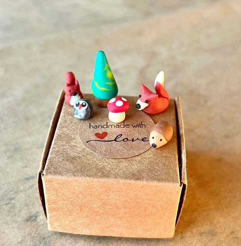 Lucky Black Cat Miniature Boxed Gift 