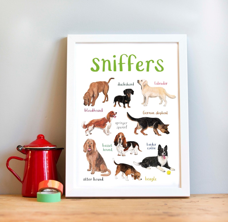Sniffers Art Print A4 image 1