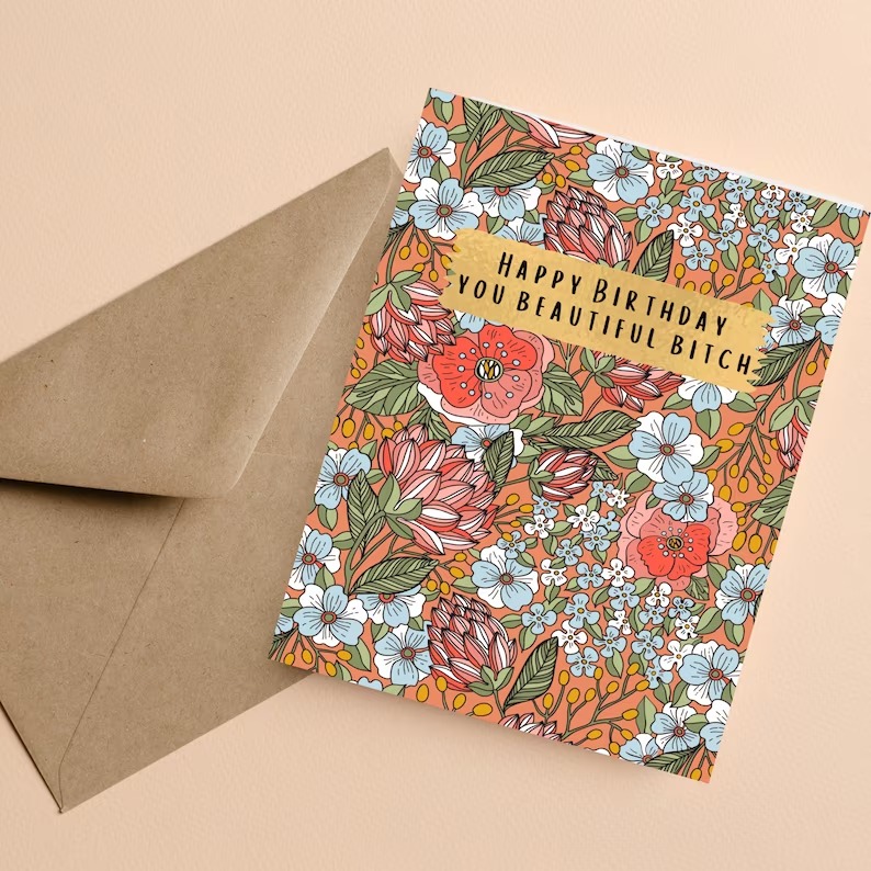 Funny Greeting Card - Just Chicken in on You! 