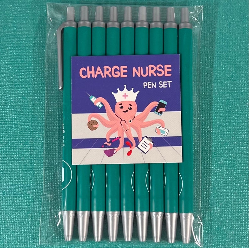 Nurse Pens: Sarcastic Black Ink Set