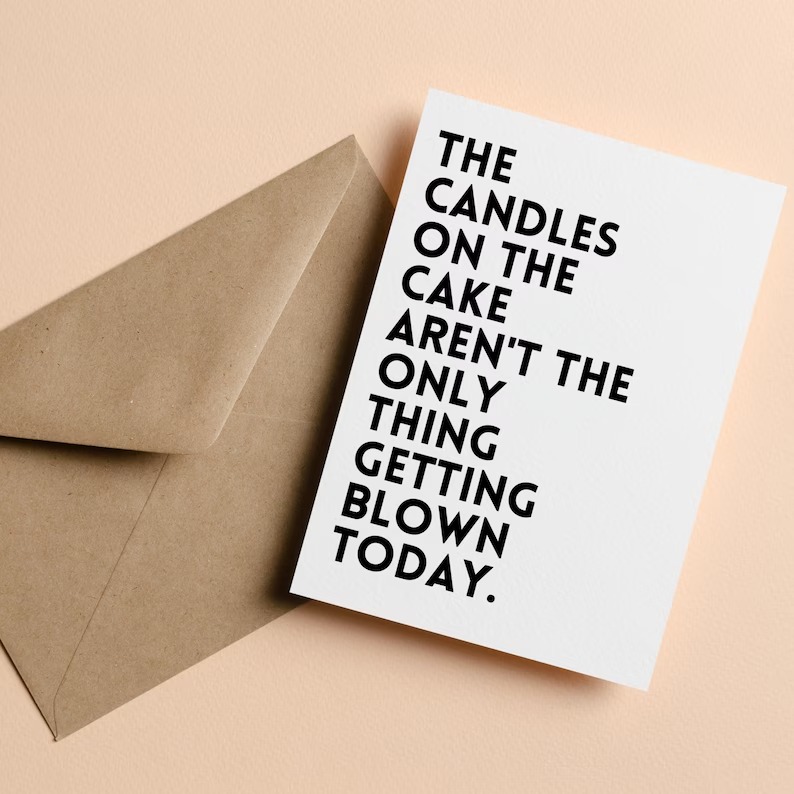 Funny Greeting Card - Just Chicken in on You! 