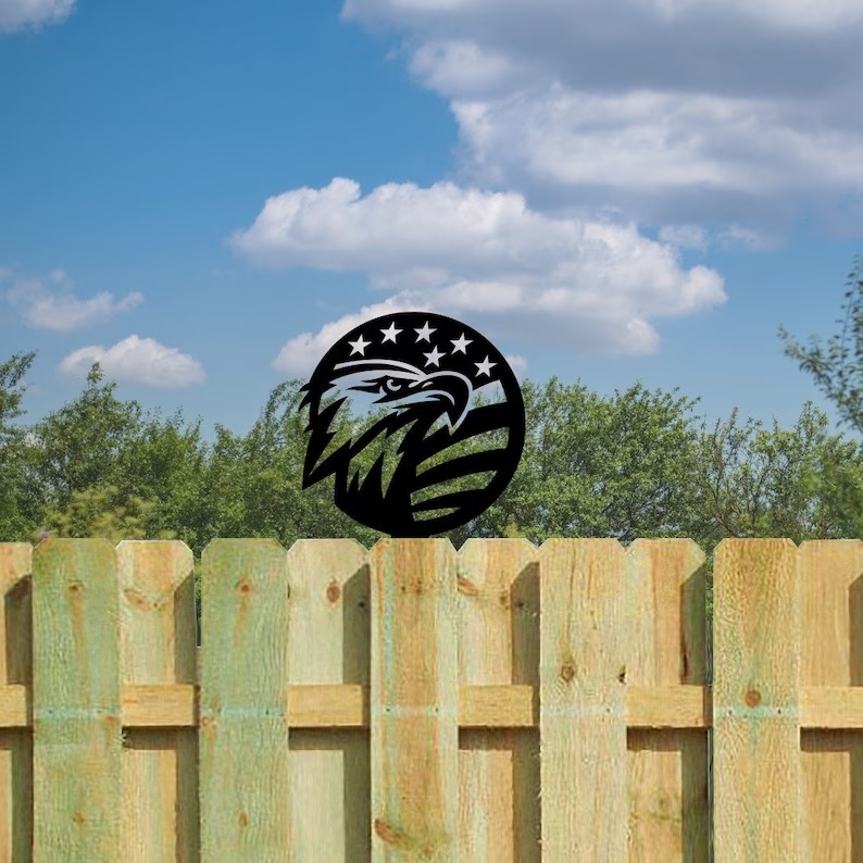 Outdoor Patio Garden Design Fence Ornament