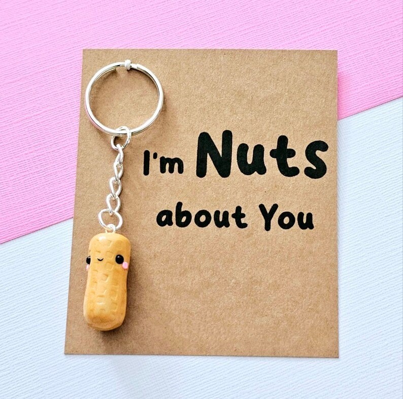 Kawaii Potato Clay Charm Keychain