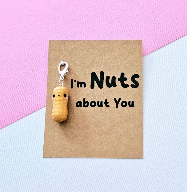 Kawaii Potato Clay Charm Keychain