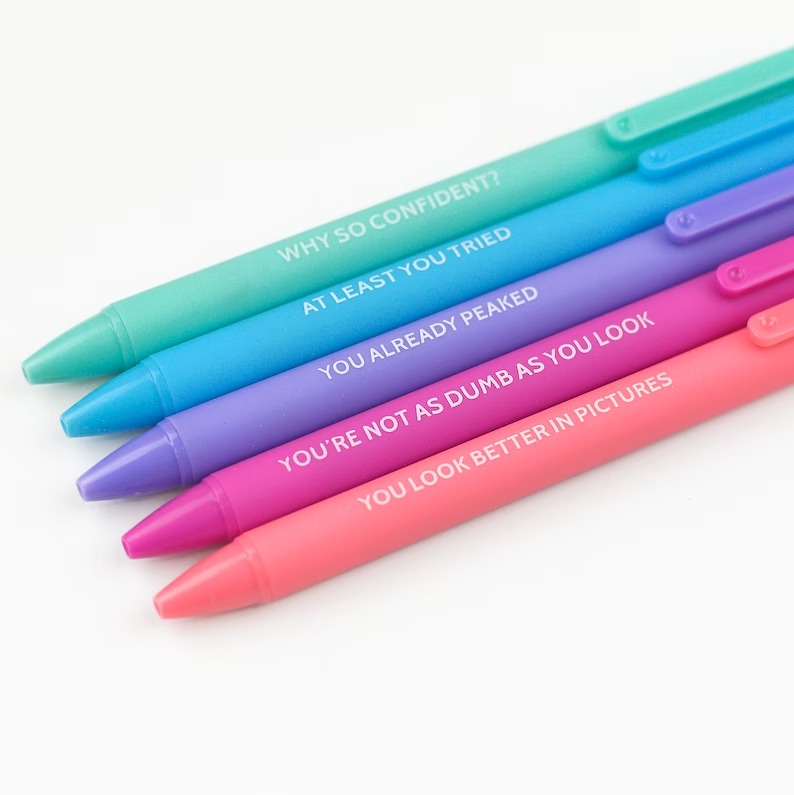  Funny Work Gel Pens