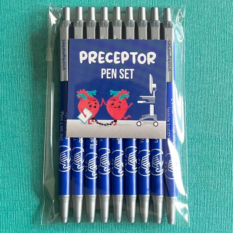 Nurse Pens: Sarcastic Black Ink Set