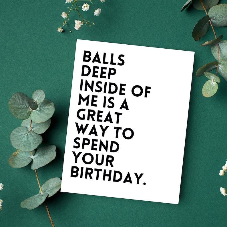 Funny Greeting Card - Just Chicken in on You! 
