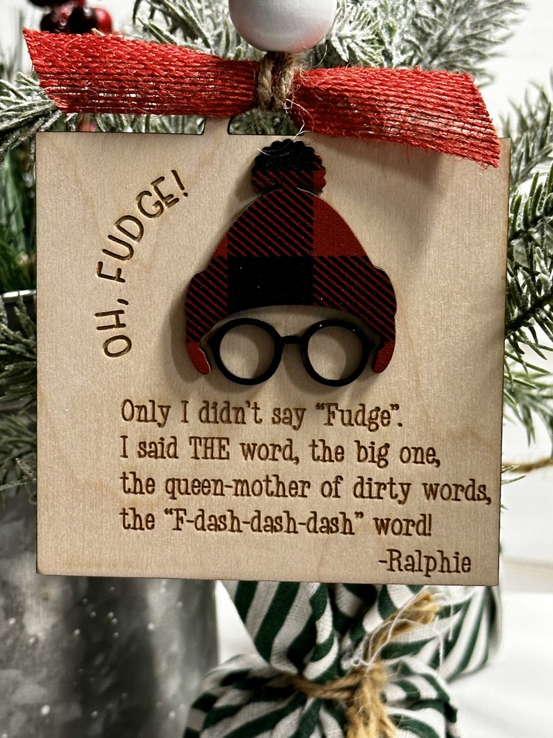 Shoot Your Eye Out Glasses Ornament