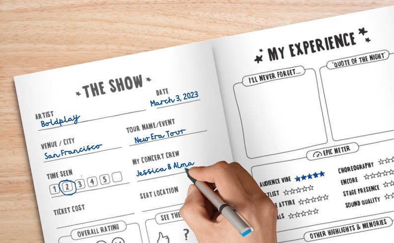 音乐会纪事——史诗般回忆的音乐会日志