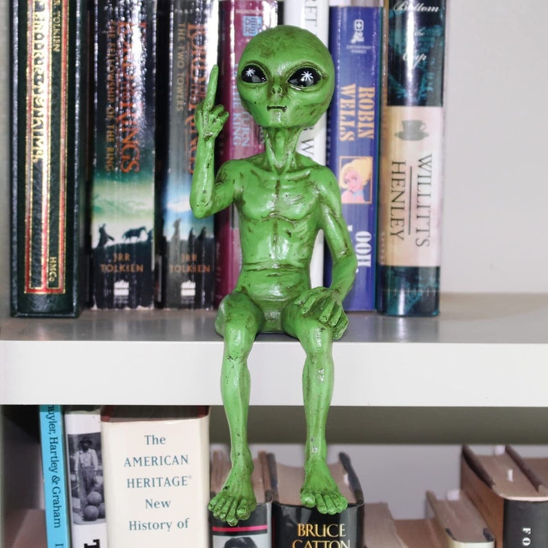 Rude Alien Statue