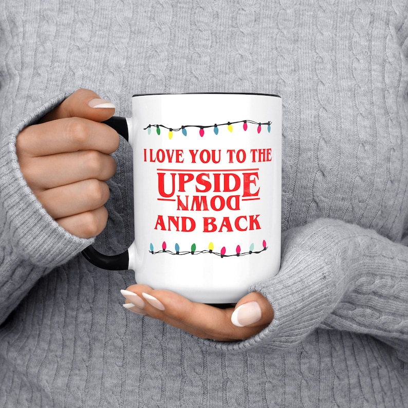 I Love You To The Upside Down Ceramic Mug
