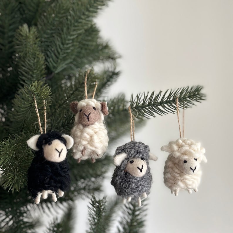 Felt Mini Sheep Ornament
